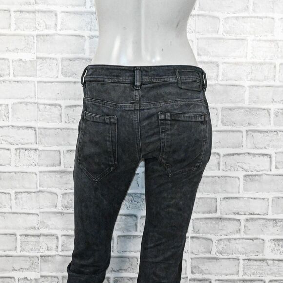 DIESEL Black Gold Women's Skinny denim Jeans faded black size 27 - Picture 13 of 14